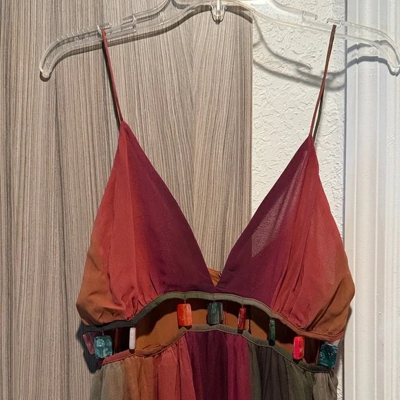 Zara Multicolor Maxi Dress - Picture 2 of 8